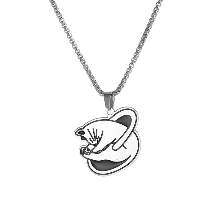 Wholesale cartoon cute stainless steel flying Necklace