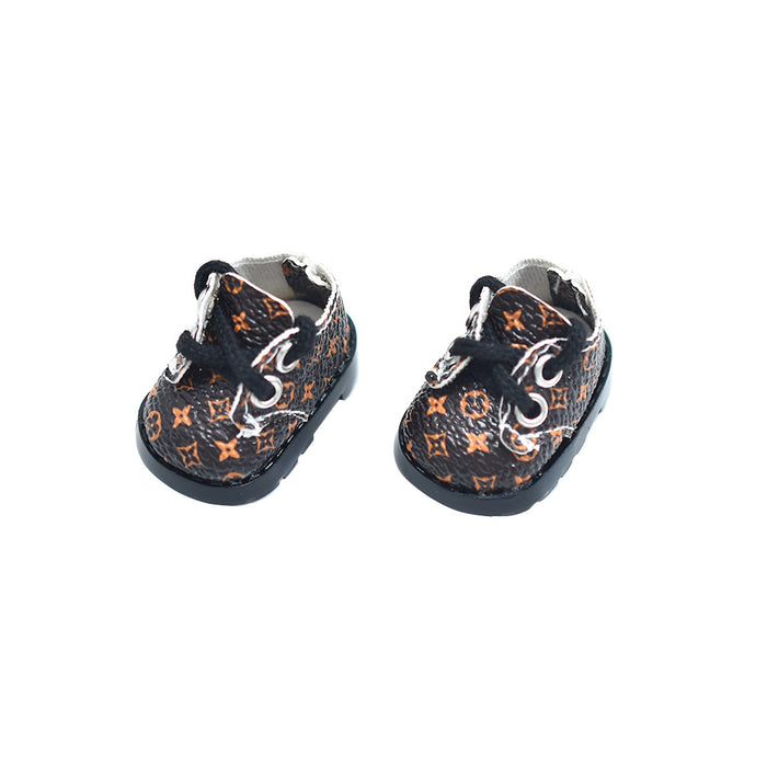 Wholesale Shoes Cotton Doll Clothes Pendant Leather Shoes