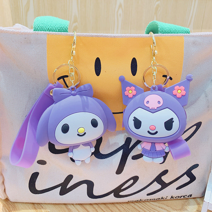 Wholesale   Cartoon Coin Purse Car Keychain Hanging Backpack Wholesale Doll Pendant Key Chain Jewelry