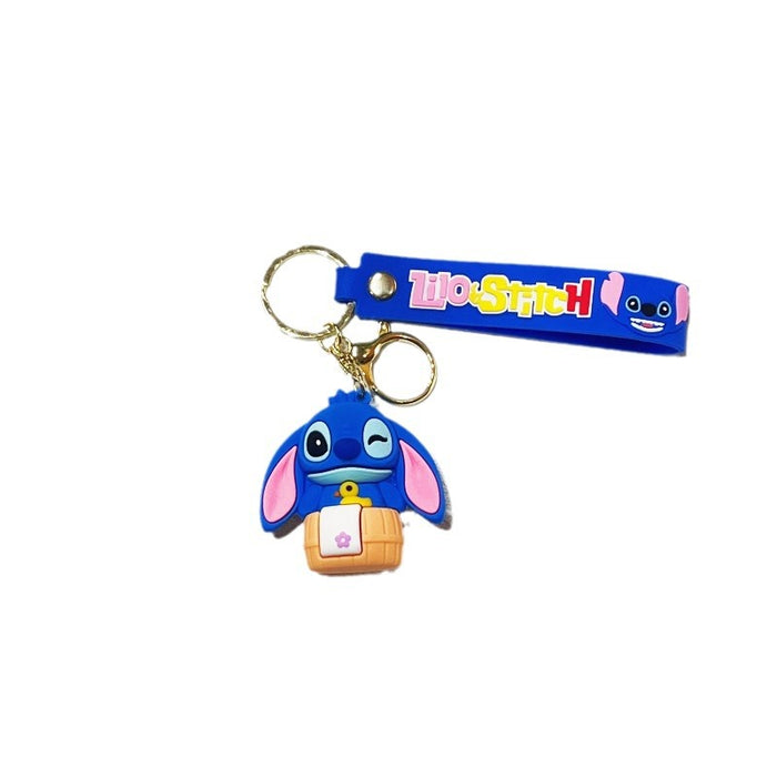 Wholesale PVC Cartoon Doll Motorcycle Keychain JDC-KC-WuYi110