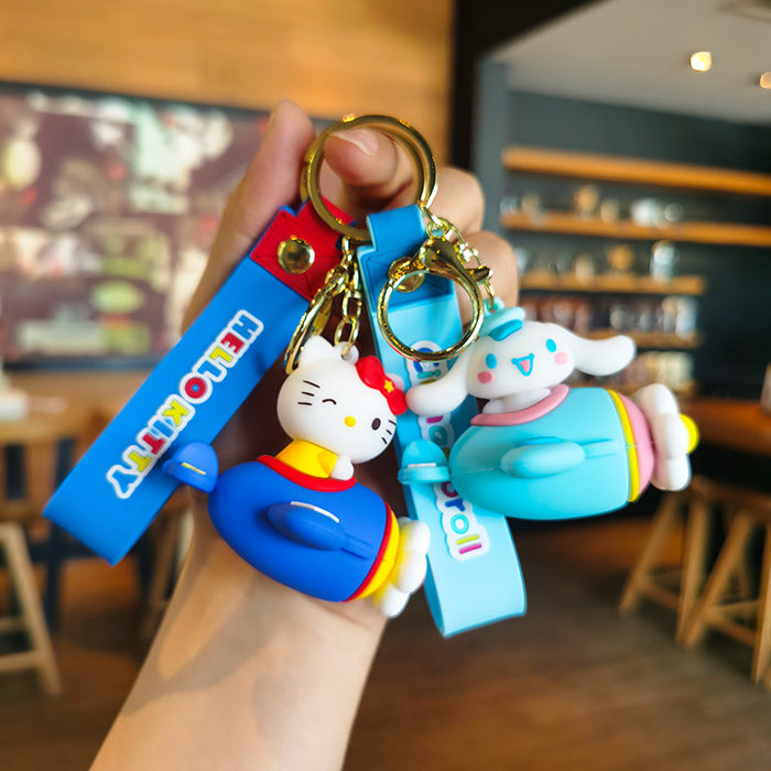 Wholesale Cartoon Doll Silicone Keychain JDC-KC-Tingm205