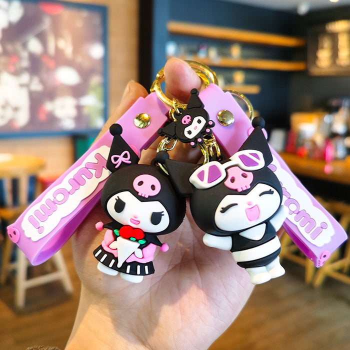 Wholesale  Silicone  Keychain Cartoon Keychain   Car Keychain  Gift Bag Pendant