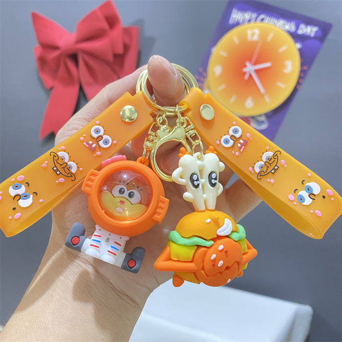 Wholesale PVC Cute Cartoon Doll Keychain JDC-KC-WuYi059