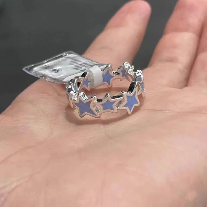 Wholesale Irregular element ring, niche and unique design, high-end and personalized index finger ring