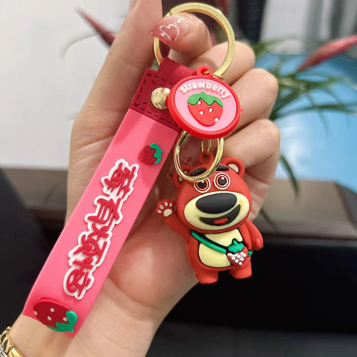 Wholesale Silicone Cartoon Doll Keychain JDC-KC-Shimin003