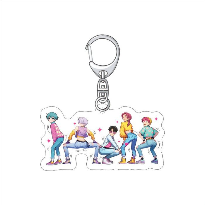 Wholesale K-POP Anime peripheral cute acrylic keychain
