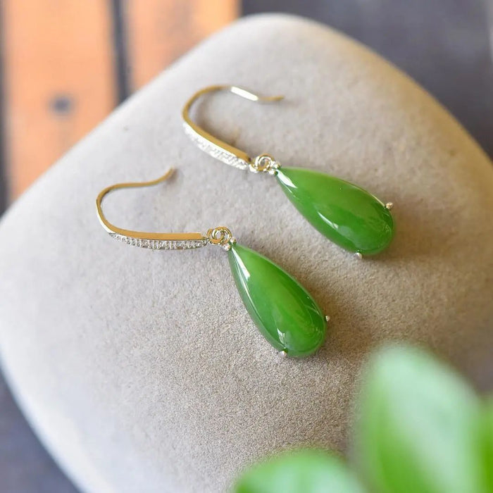 Wholesale   Earrings Jasper Earrings  Earrings   Ear Hook Elegant Women