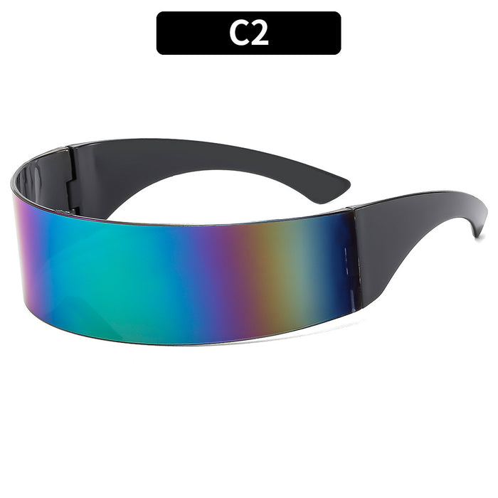 Wholesale Cyberpunk Futuristic All-in-One Sunglasses Cyber  Didi-disco Sunglasses