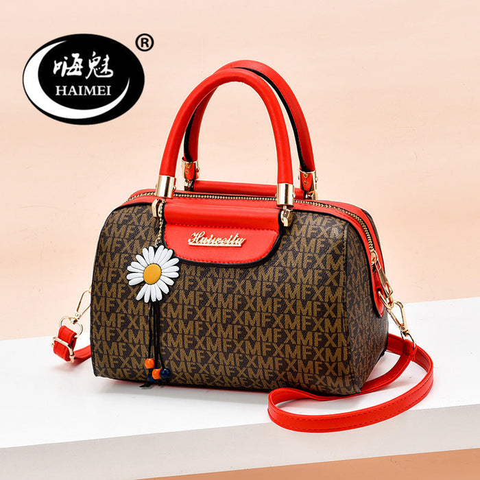 Wholesale Shoulder Bag PU Daisy Boston Bag Handbag Diagonal (F) JDC-SD-Meid005