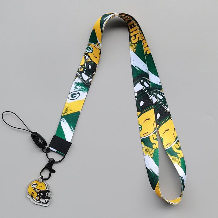 Wholesale Activity Football Mobile Phone Lanyard Keychains