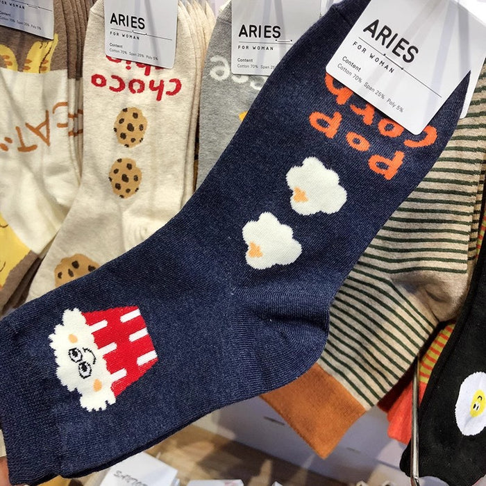 Wholesale Cute Cartoon Girl Socks Colorful for Women