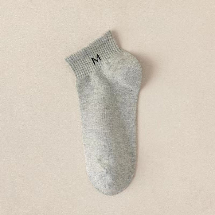 Wholesale Socks, short socks, pure cotton odor proof and sweat absorbing socks, mid tube full cotton socks