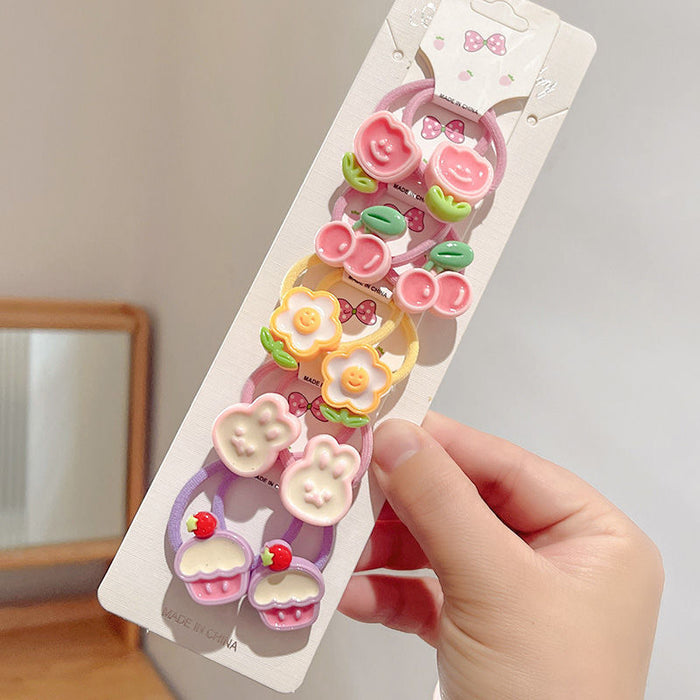 Wholesale Cartoon Cute Animal Hair Band Does Not Hurt Hair Rope Hair Accessories