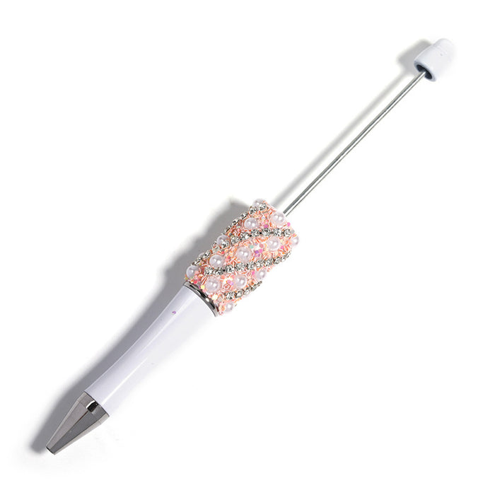 Wholesale 10pcs New Full Diamond Beaded Pen Creative Handmade DIY Resin Rhinestone Ballpoint Pen Fashion Student Gift Pen