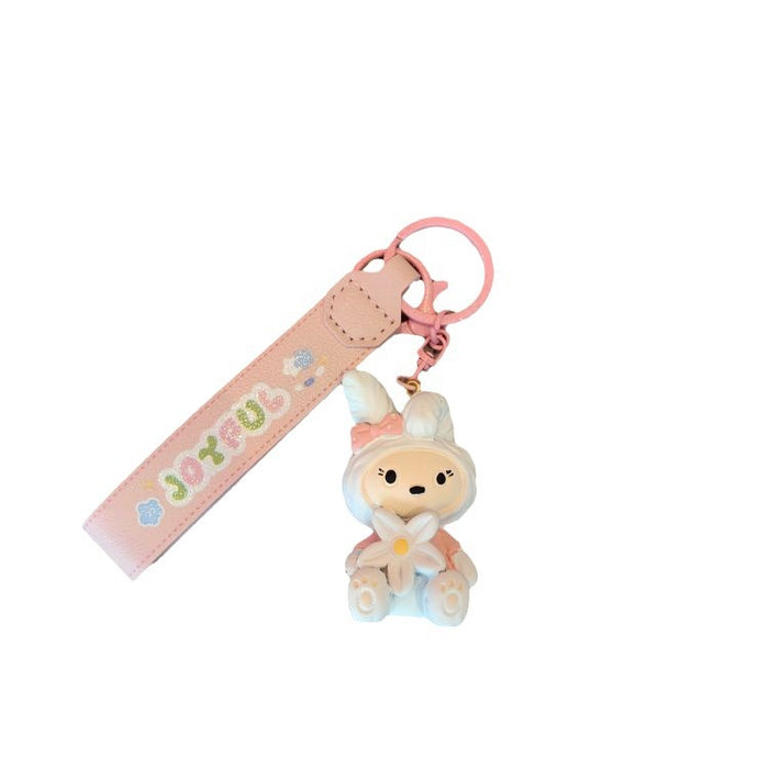 Wholesale Resin Rabbit Doll Keychain JDC-KC-ShuoT030