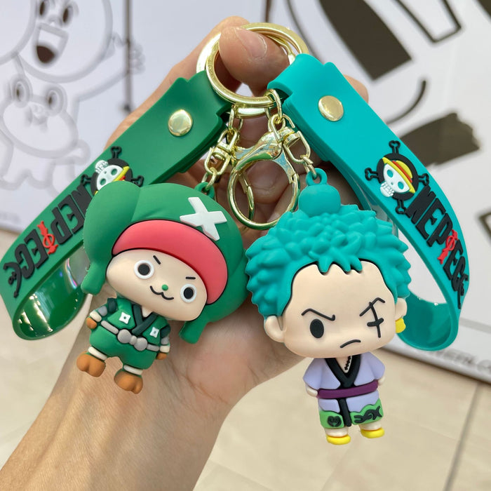 Wholesale Anime keychain, backpack pendant, cartoon doll, car keychain accessory store, doll machine, small gift