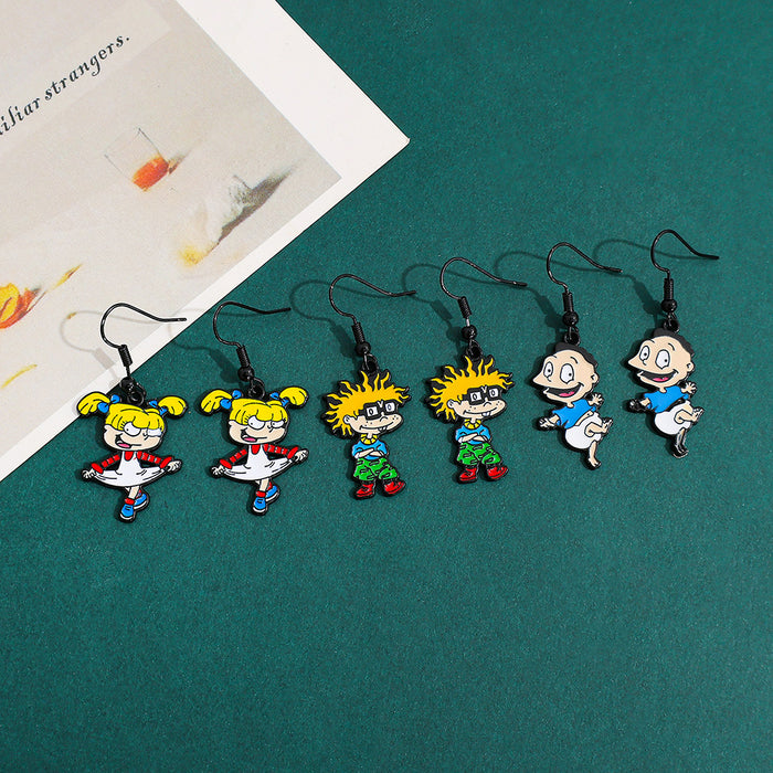 Wholesale Cute Cartoon Pendant Earrings