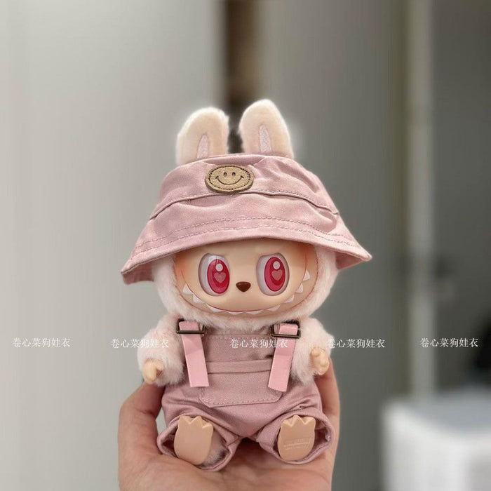 Wholesale Vinyl Doll overalls  hats clothes glasses