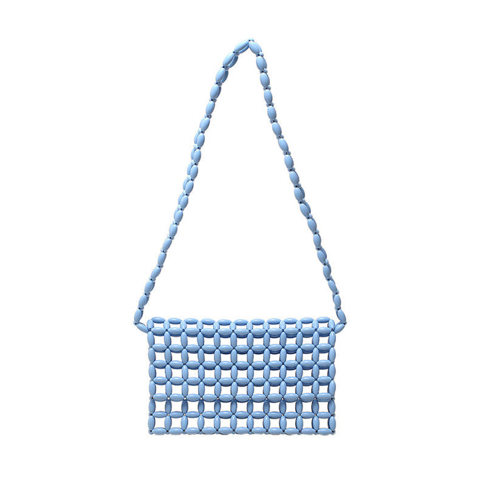 Wholesale Beaded Woven Square Tote Bag JDC-SD-FangPu003