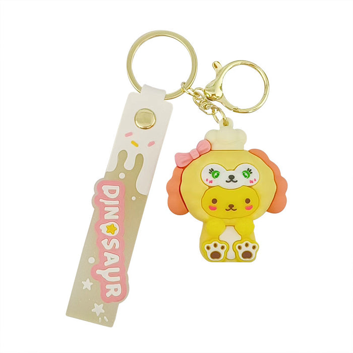 Wholesale Cartoon Silicone Doll Keychain JDC-KC-HaoXi009