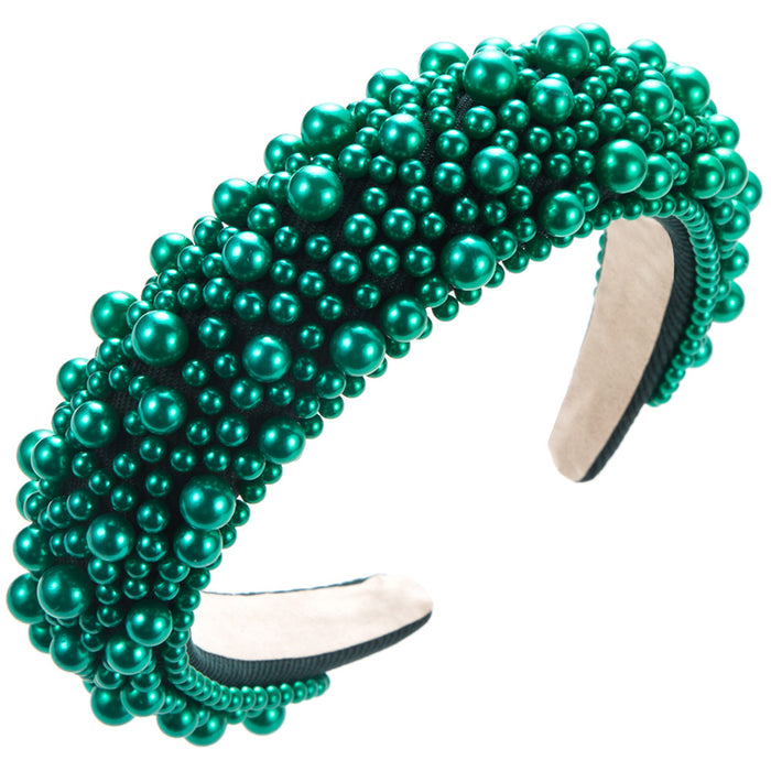 Wholesale Valentine' s Day headband with colorful beads
