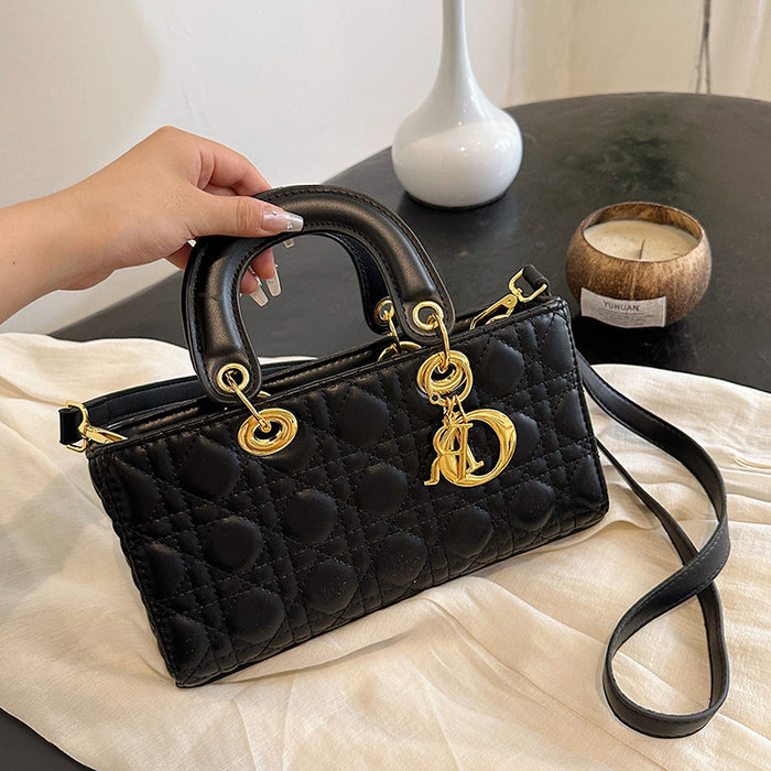 Wholesale  Women's Bag Rhombic Small Square Handbag All-match Elegant Shoulder Crossbody Bag