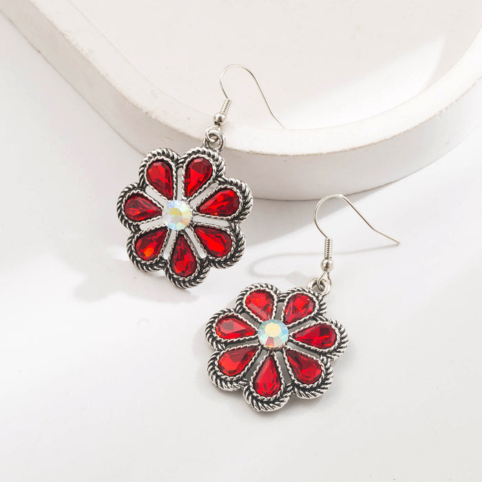 Wholesale Western Ethnic Style Turquoise Earrings