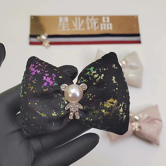 Wholesale Fabric Bow Clogs Decorative Buckle JDC-SC-JinHao004