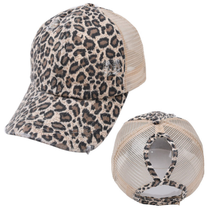 Wholesale cotton leopard Baseball Cap JDC-HT-WenR005