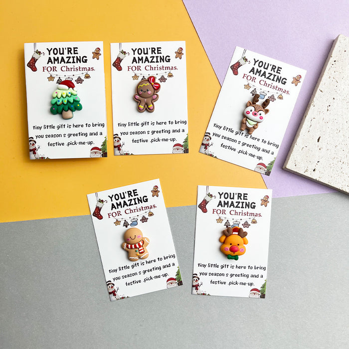 Wholesale 10-50pcs Christmas series Decorations pocket hug holiday card