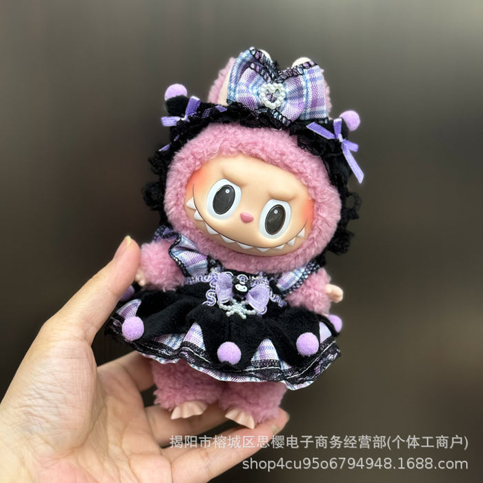 Wholesale 17cm mini doll clothes plush clothing replacement