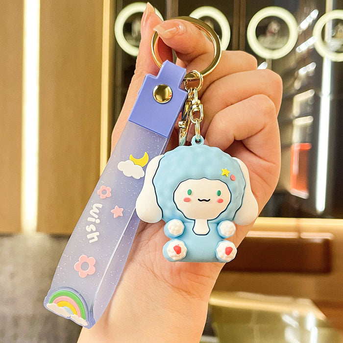 Wholesale Cartoon Doll Silicone Keychain JDC-KC-Benxin032