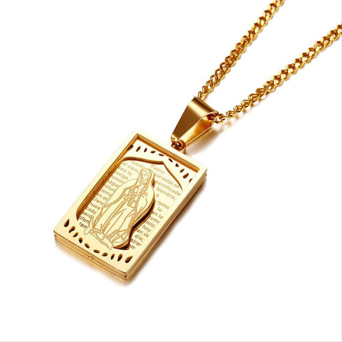 Wholesale Stainless steel square pendant