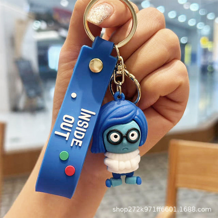 Wholesale Soft PVC Cartoon Keychain Bag Charm Car Key Accessory for Gift