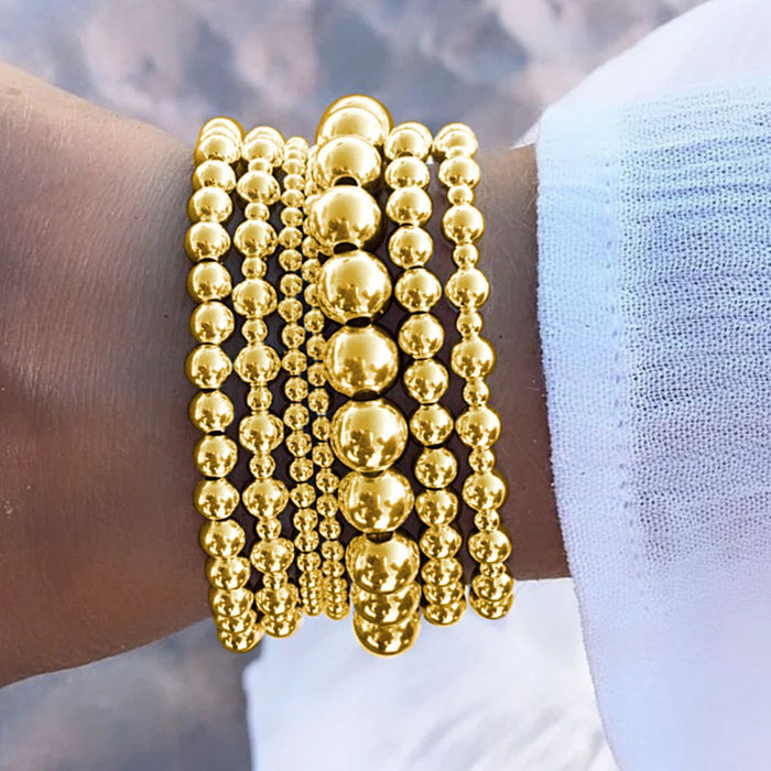 Wholesale CCB round pearl bow bracelet