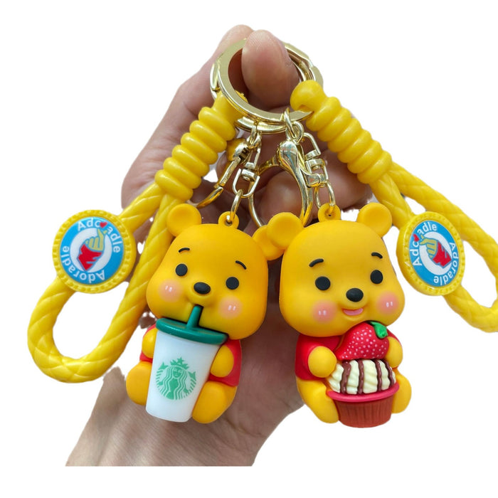 Wholesale Keychain Cartoon Doll Couple Bag Pendant Car Keychain Cute Small Gift Wholesale