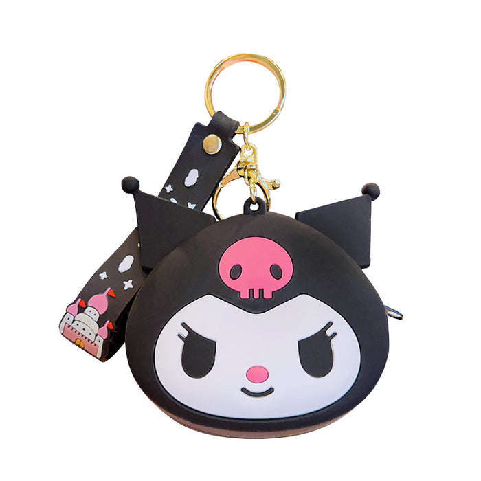 Wholesale Cartoon Silicone Coin Purse Keychain JDC-KC-KuM013