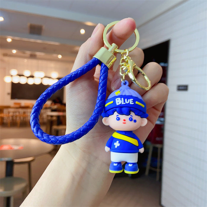 Wholesale Cartoon Klein Blue Keychain JDC-KC-Many003