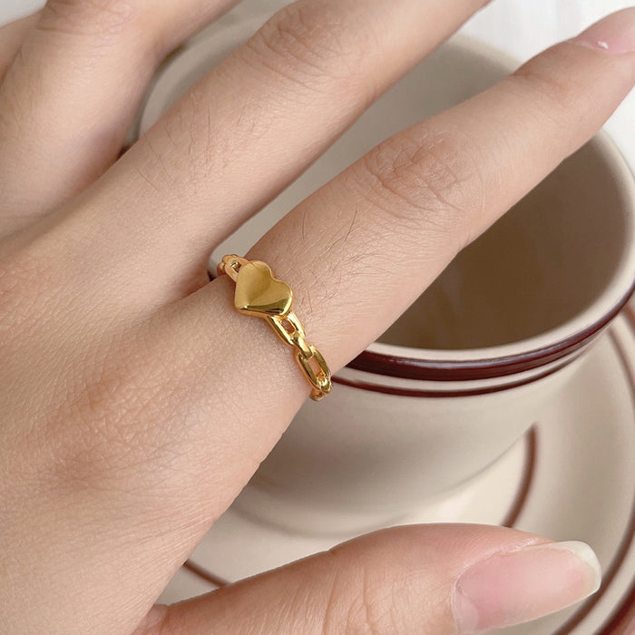 Wholesale Metal wind love titanium steel ring