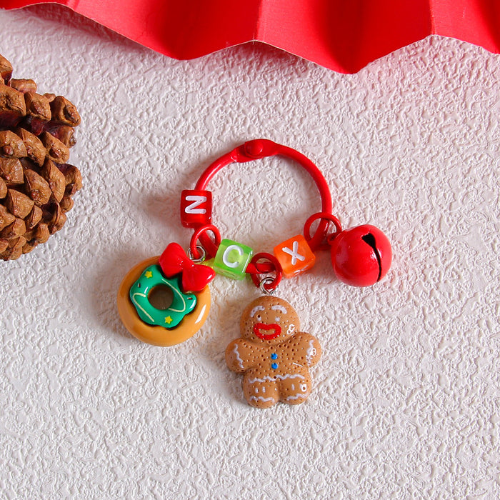 Wholesale Wreath Design Keychain Acrylic Resin Decorative