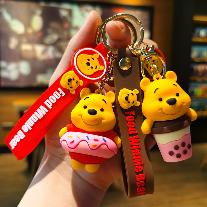 Wholesale Cartoon Doll Silicone Keychain JDC-KC-Tingm207