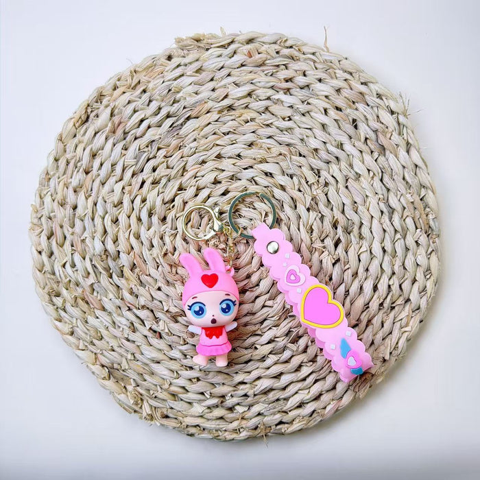 Wholesale Cute Cartoon 3D Keychain Pendant PVC Bag Charm Backpack Accessory Party Gift