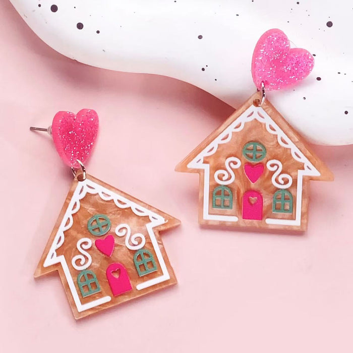 Wholesale Cute Cartoon Christmas Earrings