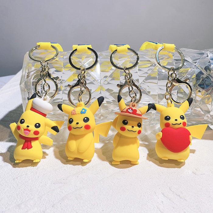 Wholesale PVC Cartoon Doll Keychain JDC-KC-Qiwei022