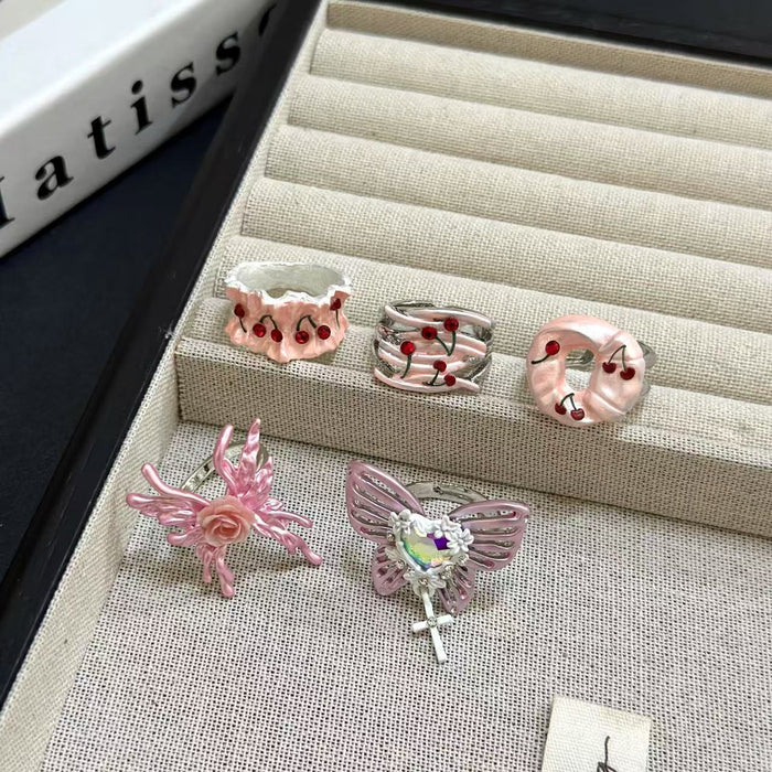 Wholesale Handcrafted Enamel Rose Ring