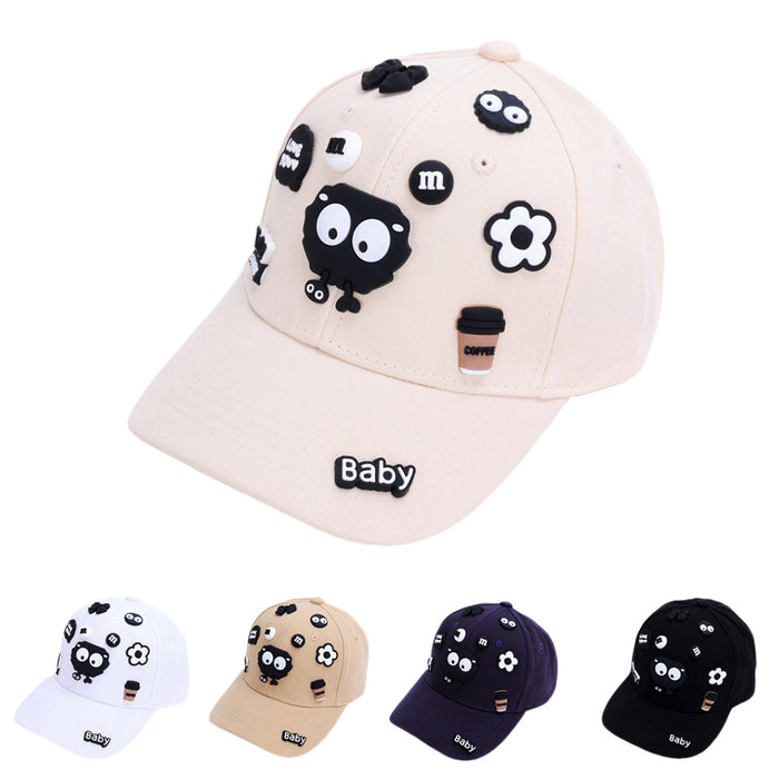 Wholesale Cute Baby Baseball Cap Coal Ball Design Fashion Hip Hop Hat For Kids Boys Girls