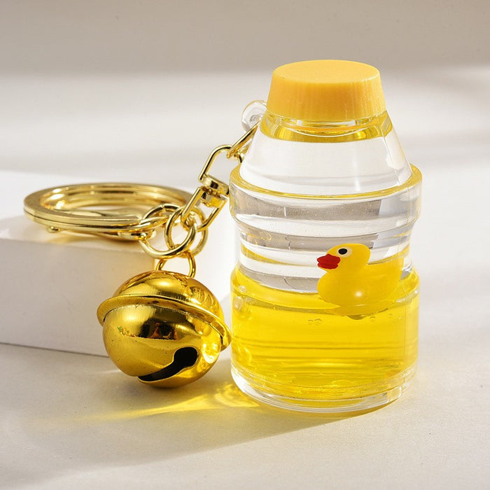 Wholesale Oil-Filled Bottle Aquarium Marine Animal Keychain