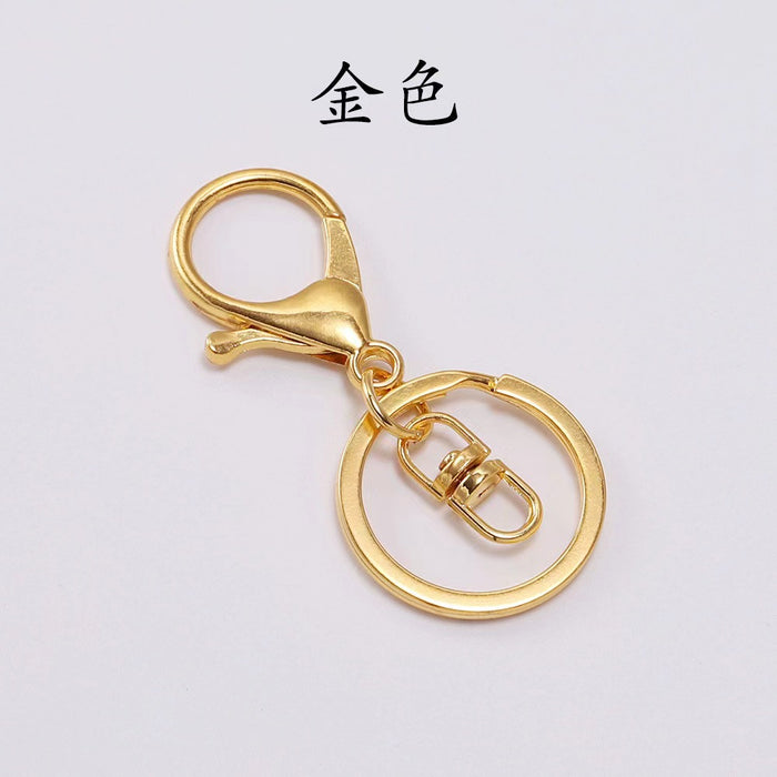 Wholesale  alloy keychain lobster buckle  gold bag doll pendant keychain accessories