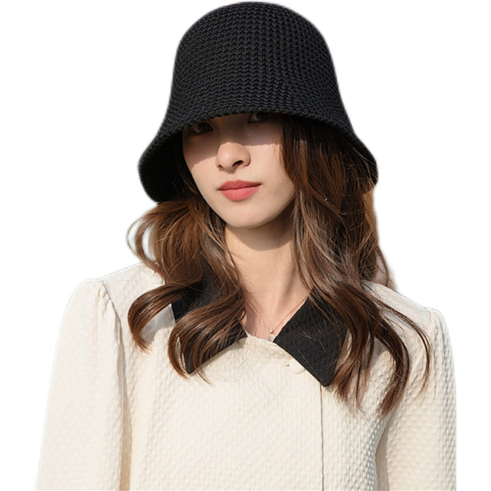 Wholesale bucket hat women's sun-proof hollow thin breathable sun hat bucket basin hat