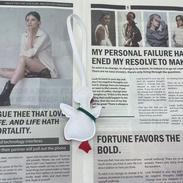 Wholesale Leather bag pendant accessories, cute cartoon accessories, pet bags, keychains